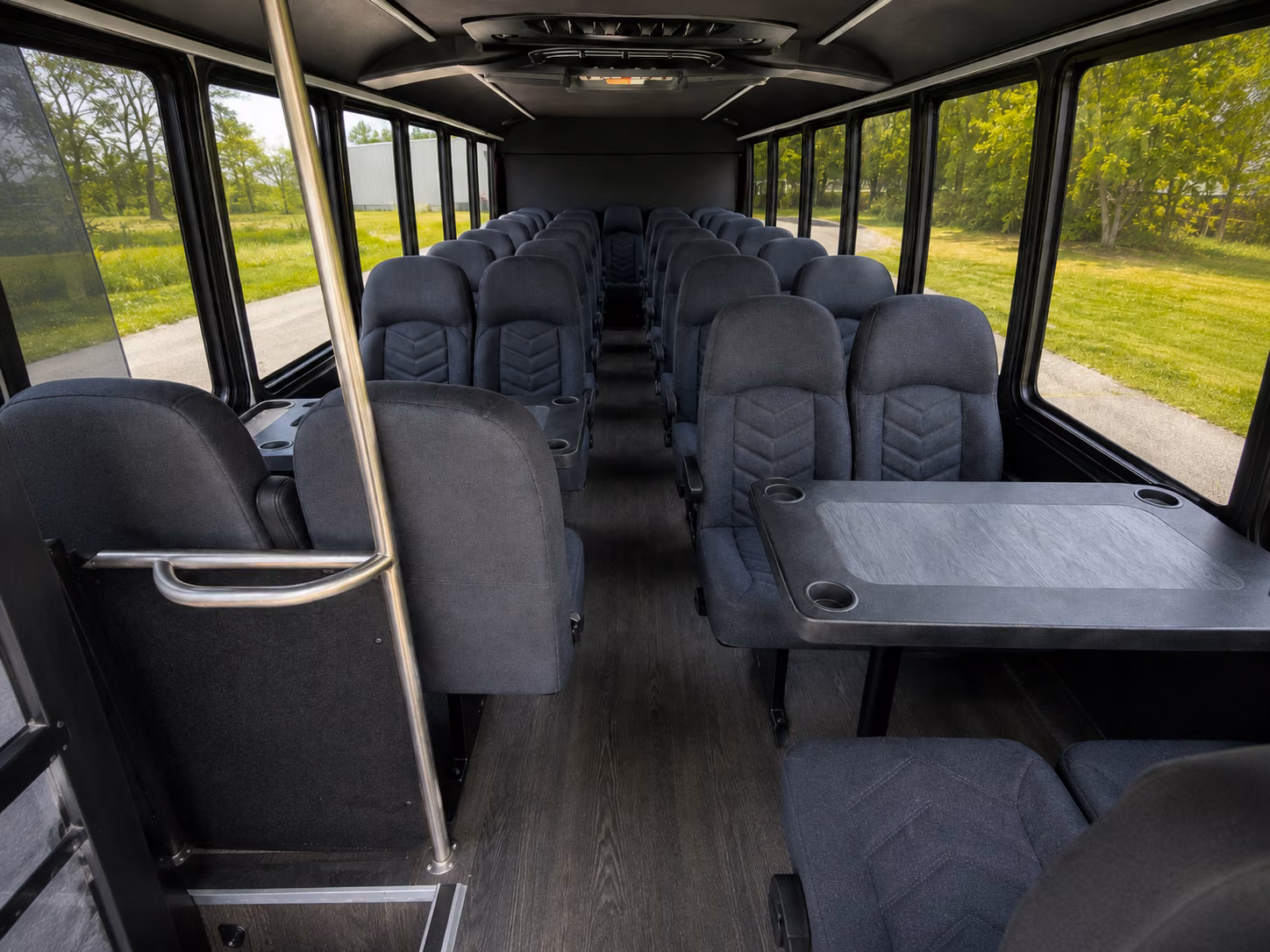 charter buses for surprise high school prom groups and large friend squads