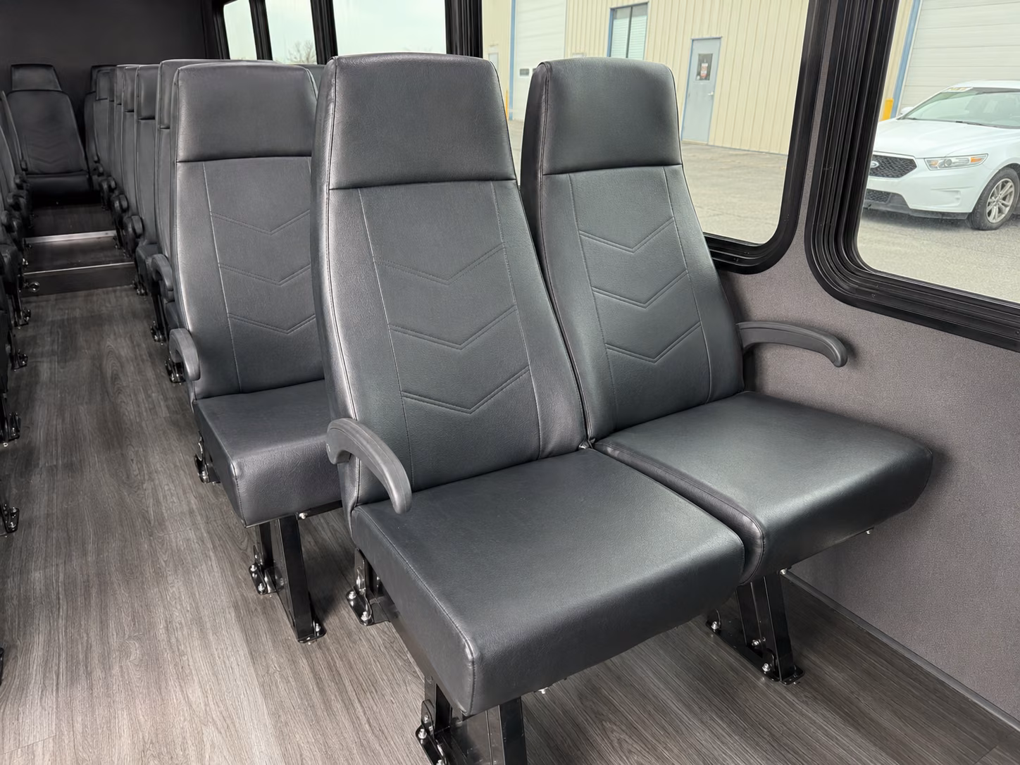 surprise 15 passenger minibus inside