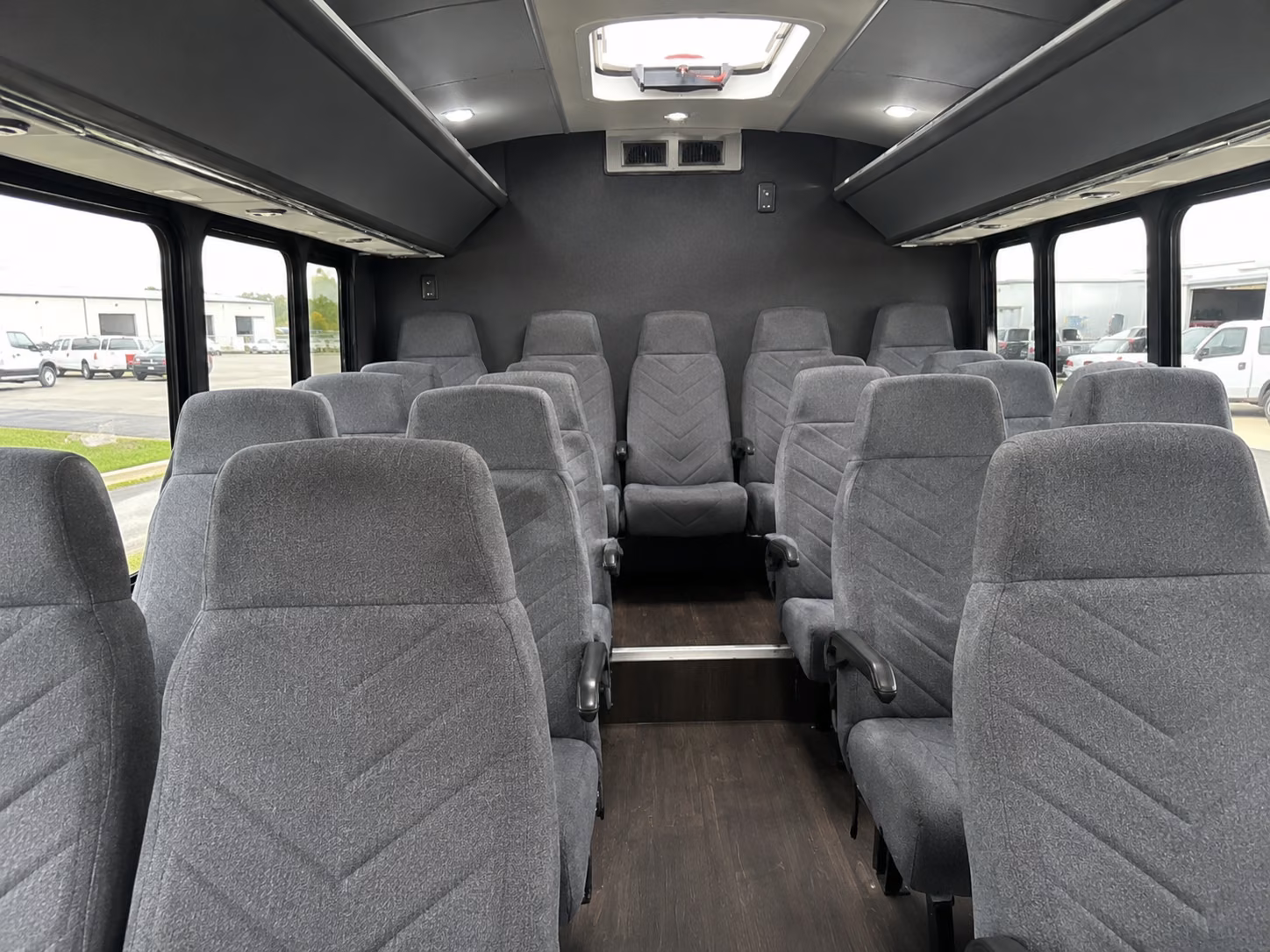 surprise 18 passenger minibus interior