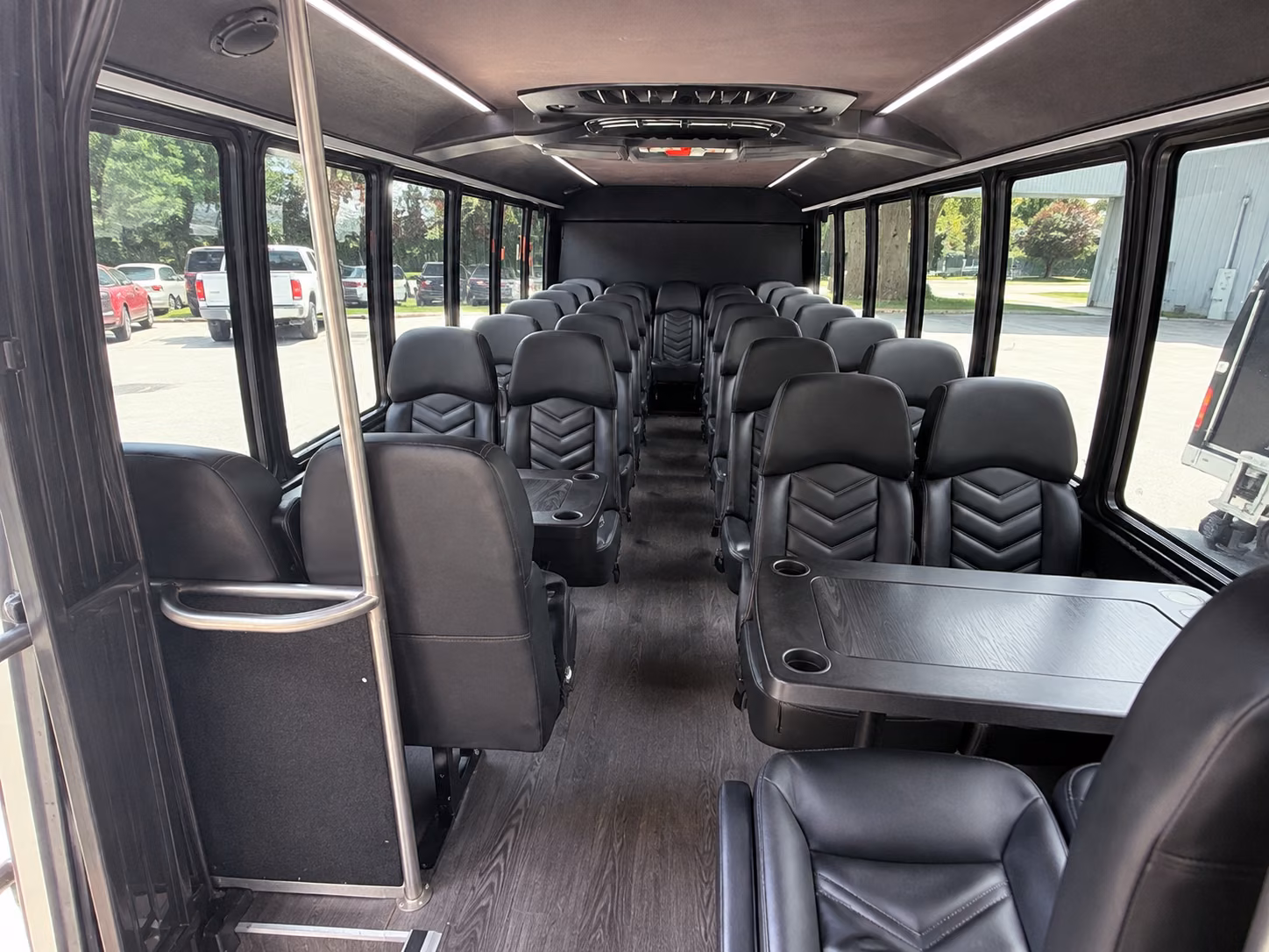 surprise 20 passenger minibus interior