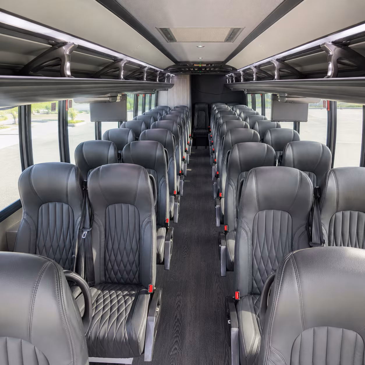 surprise 35 passenger minibus inside