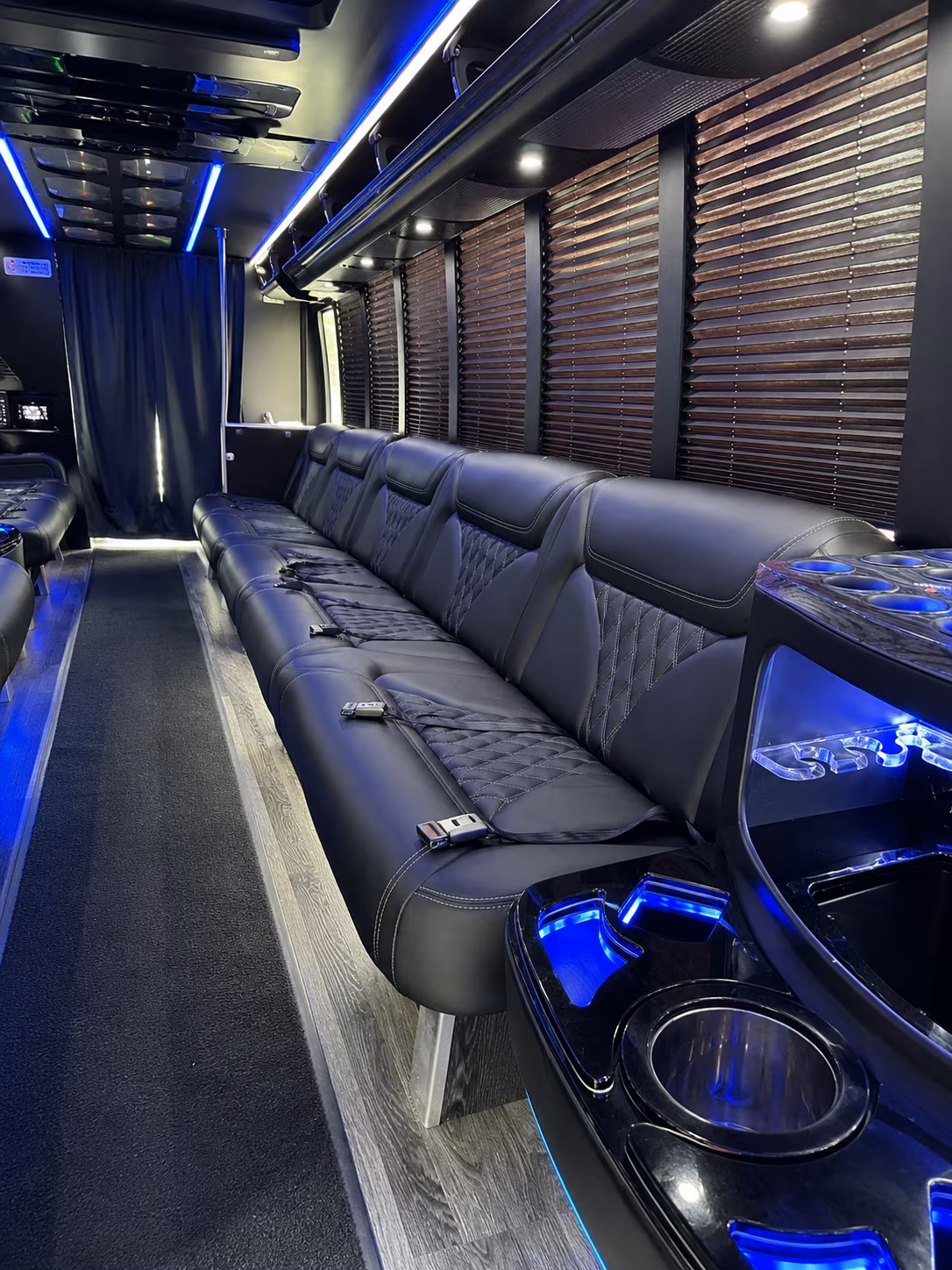 surprise anniversary party bus rental