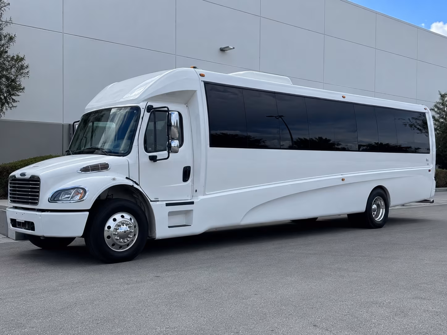 surprise holiday party bus rental