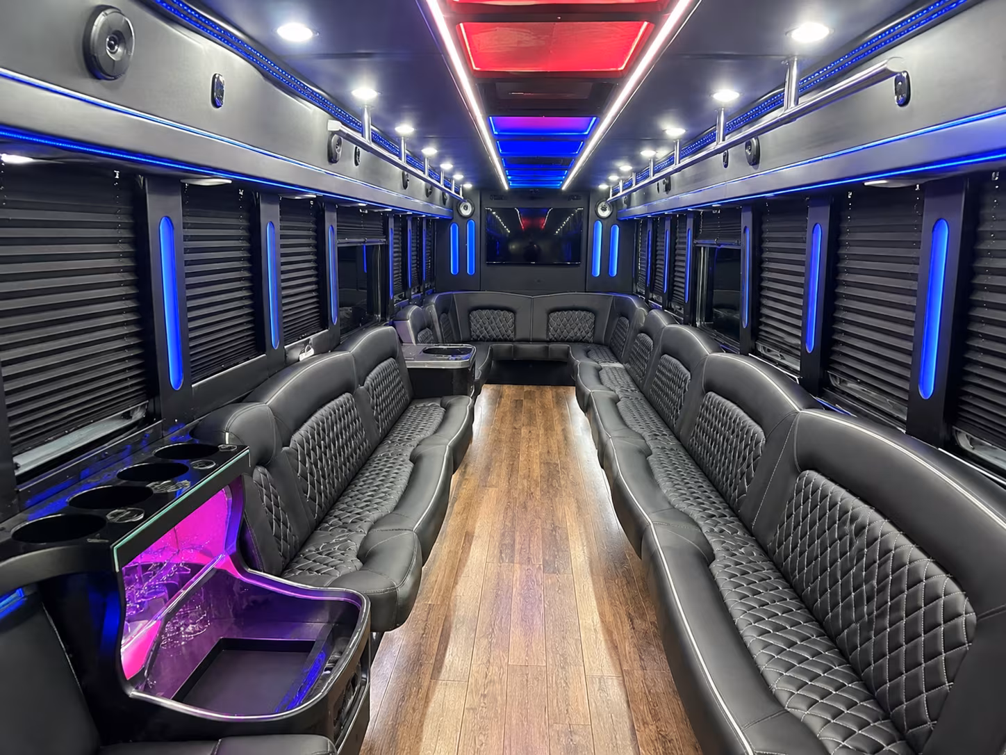 surprise new years eve party bus rental