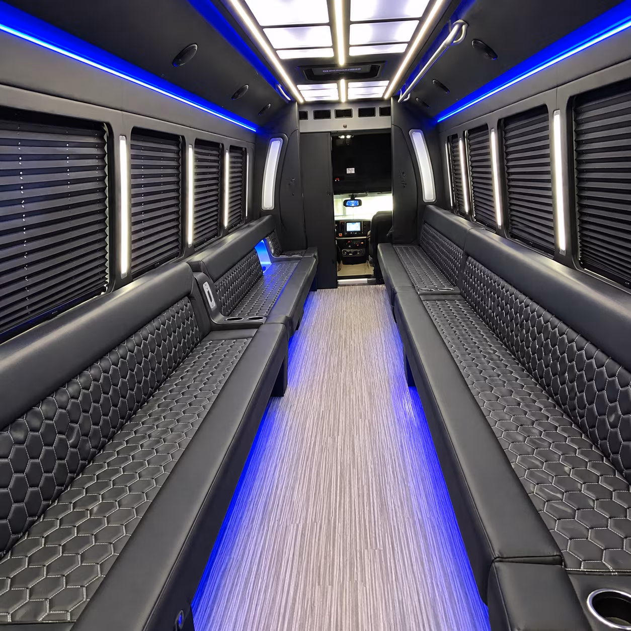 surprise party bus inside