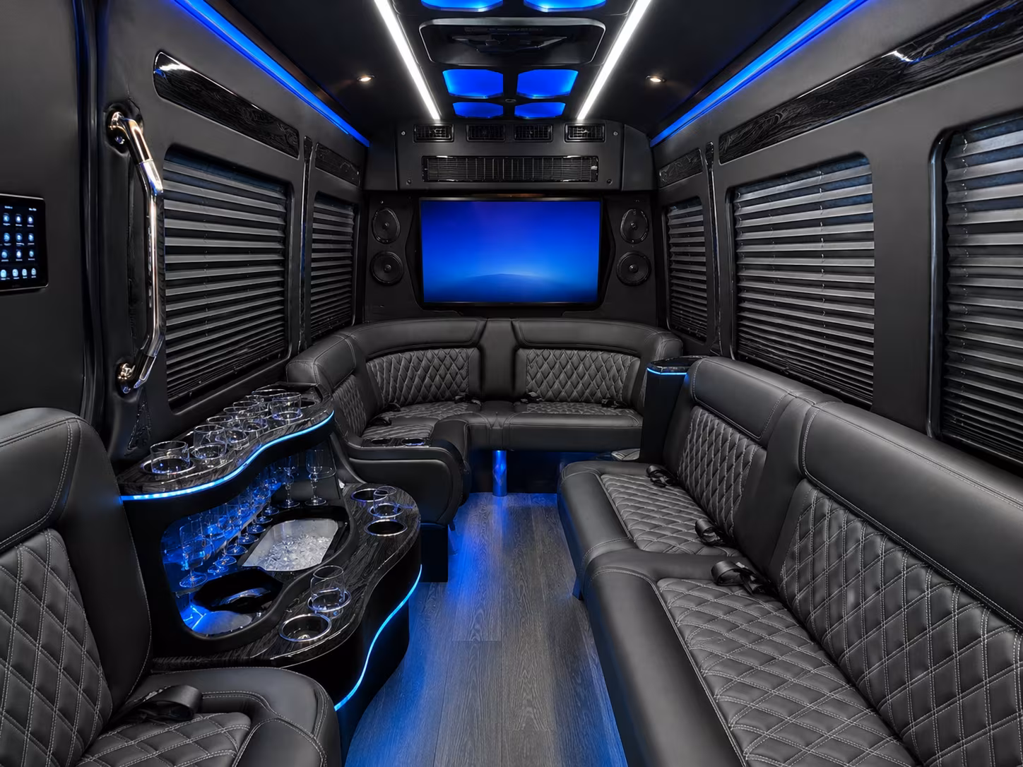 surprise sprinter limousine inside