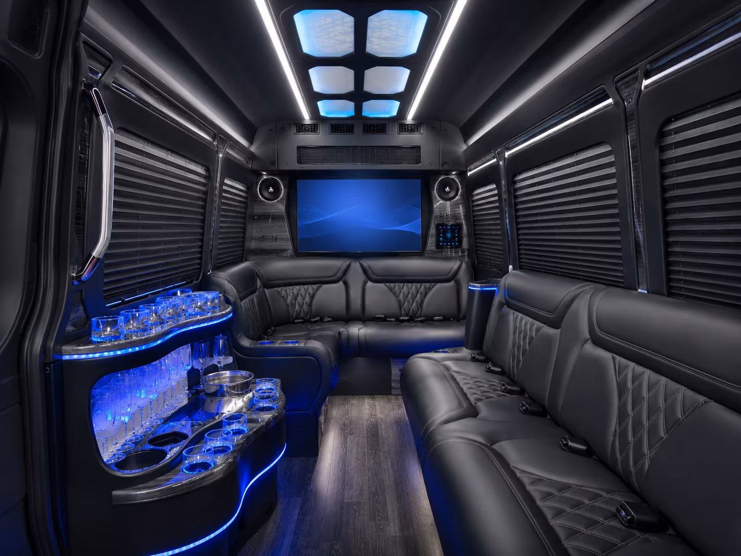 surprise sprinter limousine interior
