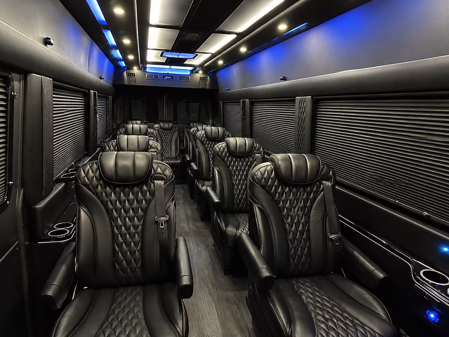 surprise sprinter van with driver interior